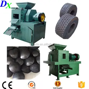 ball pillow shape double rollers manual briquettes machine for sale