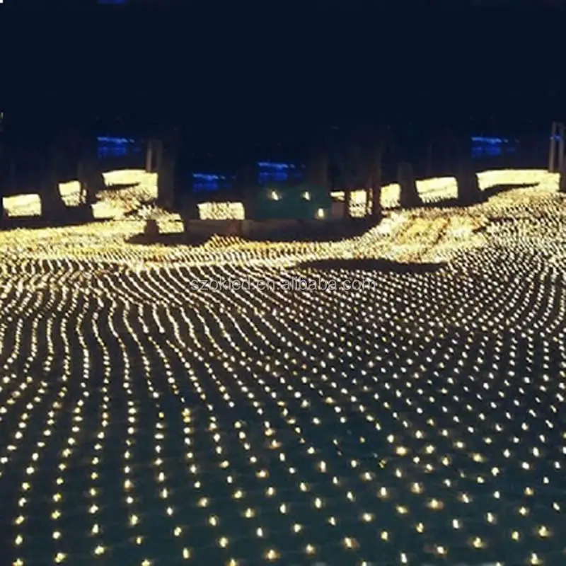 3M * 2M 2M * 2M 1.5M * 1.5M LED Net luzes pátio Impermeável piscando string luzes de Natal ao ar livre levou luzes de fadas
