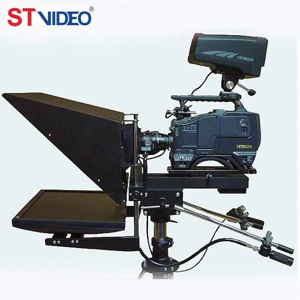 Broadcast camera teleprompter for news broadcasting 19inch high brightness