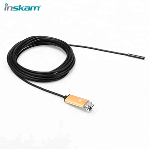 Gold water pipe deep well <span class=keywords><strong>5</strong></span> m Semi-rigid cable wireless Usb waterproof Endoscope borescope snake inspection camera - Product Image 3