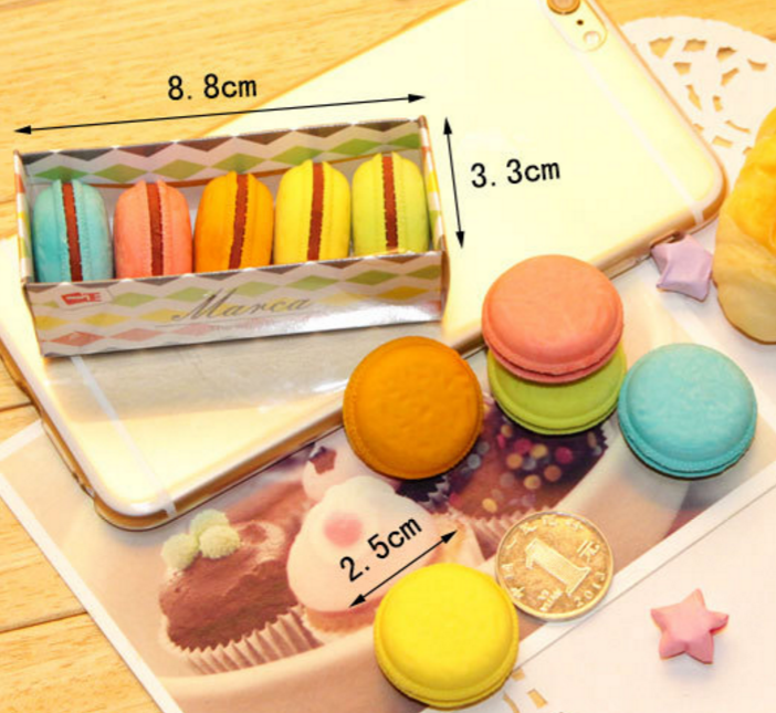 Ластики миндальное печенье пончики вафель набор из 5