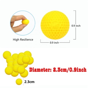 22mm linee morbide colorate Eva palla di schiuma ad alto rimbalzo per pistola giocattolo - Product Image 2