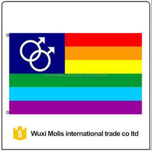 Double Mars events provider Festival Gay Pride LGBT Rainbow Stripes Flag Banner - Product Image 2