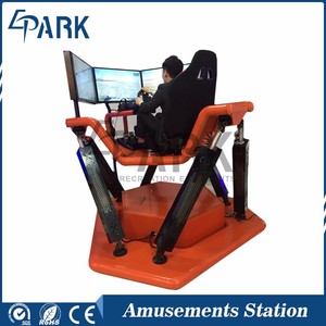 最強<span class=keywords><strong>3</strong></span>画面VRレーシングカー、6自由度電動モーションプラットフォーム搭載、バーチャルリアリティVRレーシングカーシミュレーター、VRヘルメット、18ヶ月 - Product Image 3