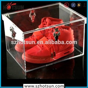 custom acrylique transparent boîte de chaussures nike avec tiroir - Product Image 2