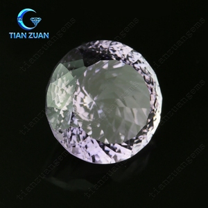 Máquina de corte de forma redonda especial hermosa <span class=keywords><strong>amatista</strong></span> Natural de piedras preciosas - Product Image 4