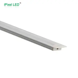 פרופיל Anodized משטח T5 LED ערוץ כנף, u צורת אלומיניום מסלול ערוץ, אלומיניום Ipixel LED הוא סגסוגת U צורת עבור Led הרצועה