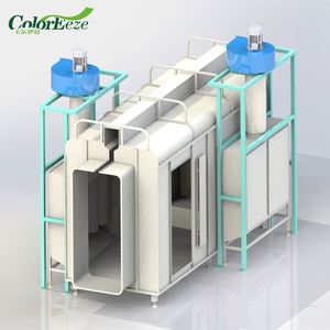 Coloreeze système de récupération de <span class=keywords><strong>poudre</strong></span> de filtres à Double station largement utilisé <span class=keywords><strong>cabine</strong></span> de revêtement de <span class=keywords><strong>poudre</strong></span> de <span class=keywords><strong>peinture</strong></span> manuelle - Product Image 4