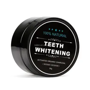 FREE SHIPPING 30グラムStain Remove Activated Teeth Whitening Charcoal Powder