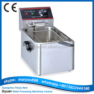 De un solo cilindro de tamiz freidora eléctrica / control de la temperatura / mini freidora - Product Image 2
