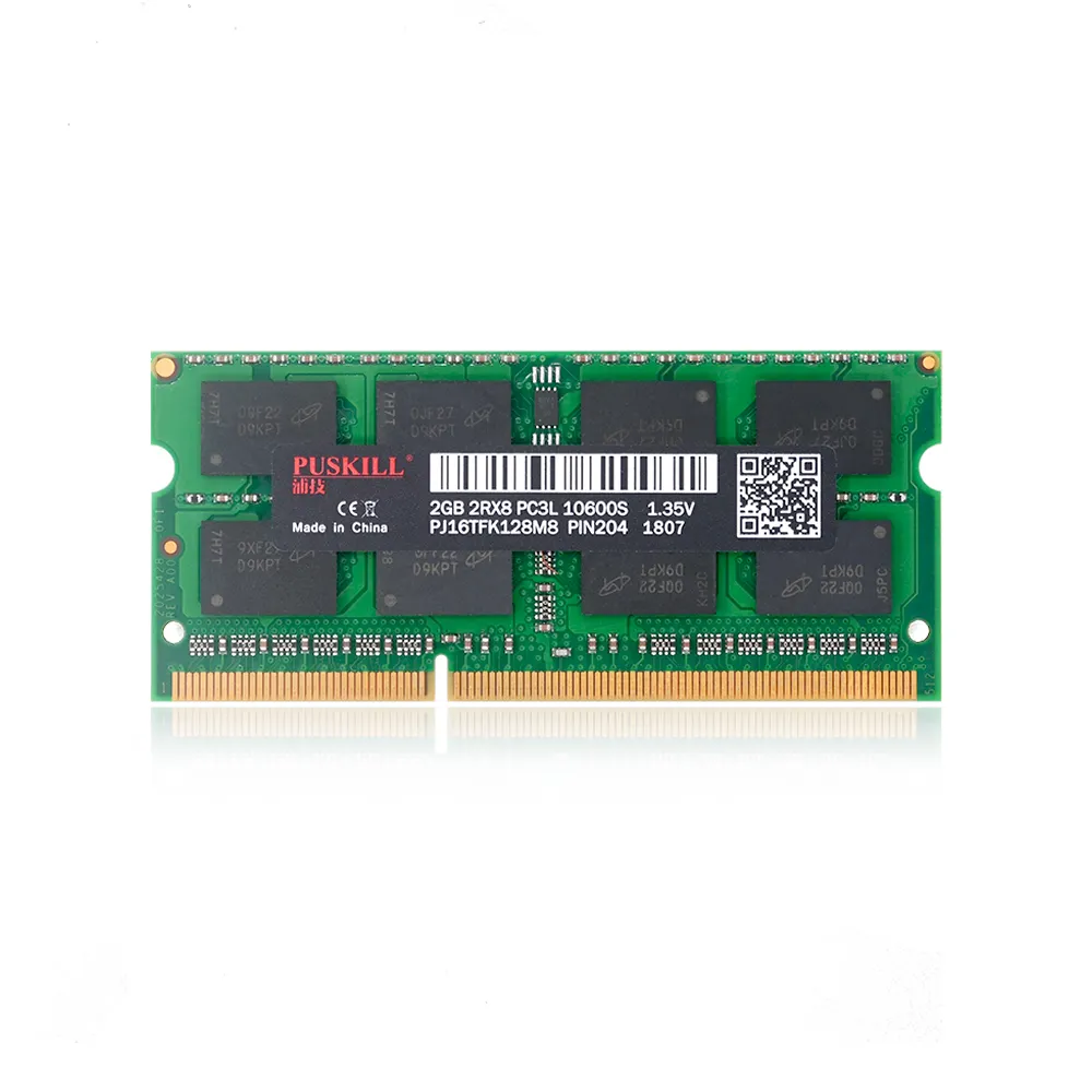 מפעל סיטונאי מחשב נייד זיכרון 2 gb ddr3l ram