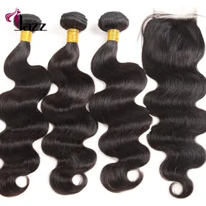 Xuchang Usine En Gros Pas Cher Brut 10a Grade Vierge Remy Cheveux Humains 8-30 Pouces Corps Vague Bundles Extension