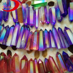 <span class=keywords><strong>Aura</strong></span> quartz En Gros rose <span class=keywords><strong>aura</strong></span> quartz guérison pierres et cristaux point/esprit quartz - Product Image 5