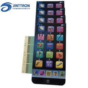 สวิตช์คีย์บอร์ดเมมเบรนพิมพ์ดิจิตอลเครื่องดนตรีมากมายปุ่มแบน - Product Image 6