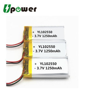 뜨거운 판매 Lipo 배터리 3.7V 1200mAh 102540 102550 맞춤형 PCB 커넥터 - Product Image 2