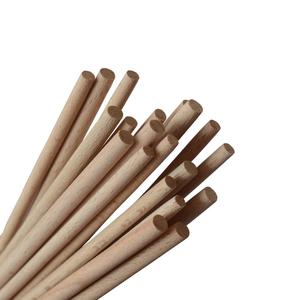 Diy'ers Thủ Công cung cấp gỗ bạch dương tự nhiên chưa hoàn thành gỗ cứng gậy tròn 3/8 ''bằng gỗ thanh chốt - Product Image 2