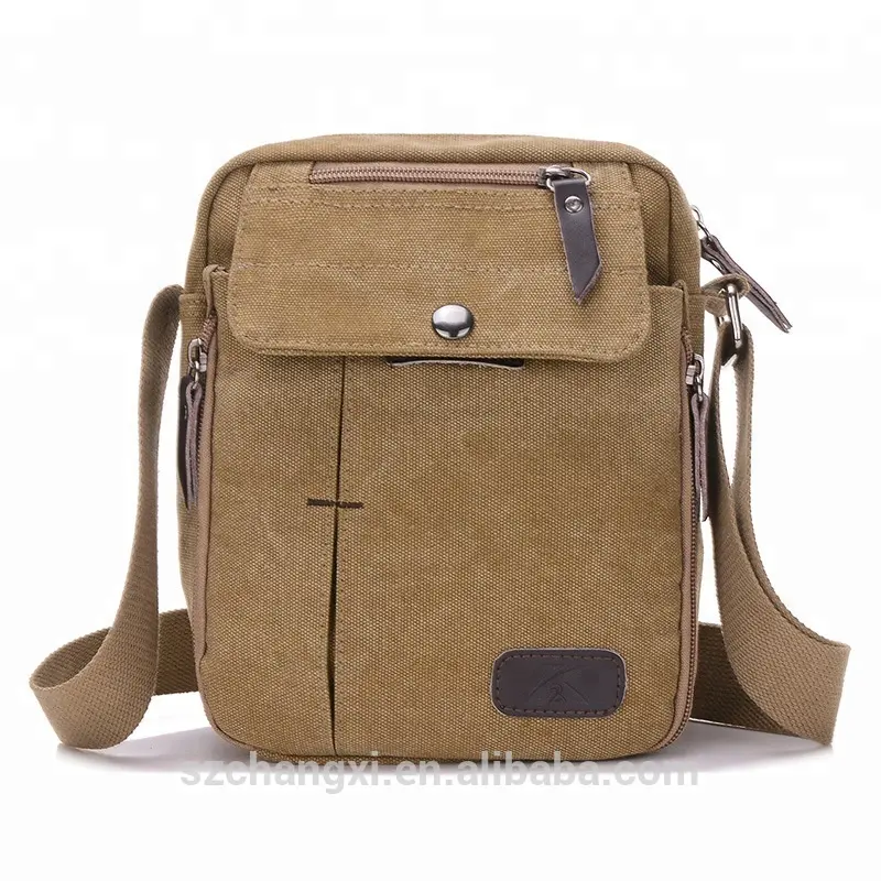 Bestseller Mannen Geslacht Hoge Kwaliteit Milieubescherming Canvas Tassen Cross Body Bags