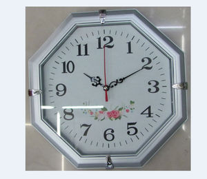 Plastic Cheap <strong>Octagon</strong> Quartz Movement <strong>Wall</strong> <strong>Clock</strong> - Product Image 1