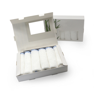 Chine Vente en gros Serviette à capuche en fibre de bambou souple Tissu éponge à séchage rapide Débarbouillette pour bébé pour salles de bain - Product Image 4