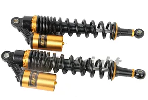 Schwarz gold 320 mm 12 5/8 "Universal-Stoßdämpfer für Dirtbike Gokart ATV-Motorräder Quad