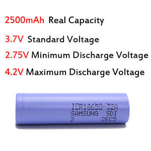 Alta rendimiento energético para samsung 3.7 v 3200 mah de litio li ion 18650 batería recargable de la batería mod - Product Image 4