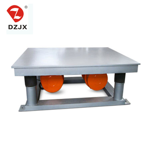 Mesa vibratoria de fundición profesional DZJX, maquinaria de fabricación de ladrillos para plataforma de agitación de hormigón de Chocolate