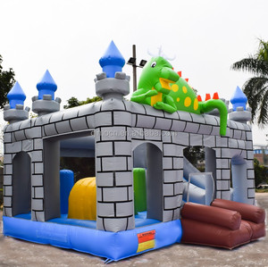 Comercial inflable castillo hinchable, inflables bungee saltó, gorila combos con piscina - Product Image 3