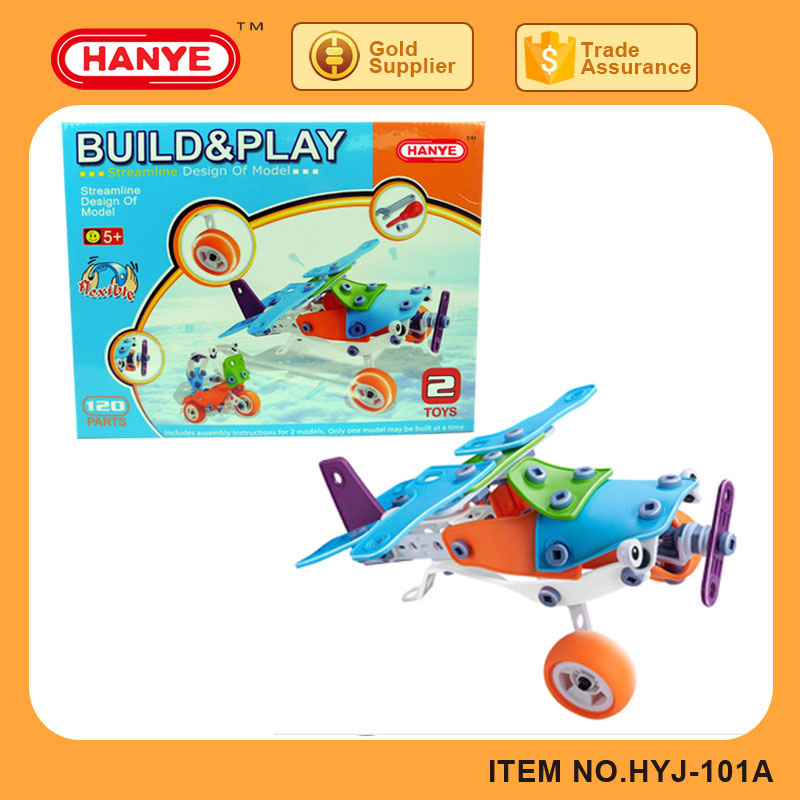 Оптовый рынок окружающей среды материал DIY Собрать Автомобиль строительный блок Игрушки