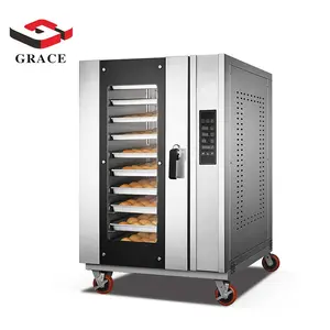 Multifunctional Luxury Digital Panel 8 Trays Convection Oven Electric Hot Air Convection Oven