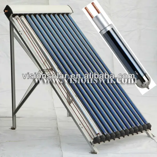 Colector Solar tipo U de tubo de evacuación anticongelante de alta eficiencia