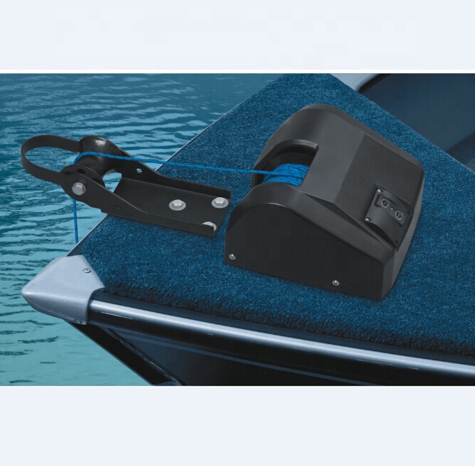 Электрическая анкерная лебедка Fishman 25/35/45 для пресной воды, лебедка с дистанционным управлением для небольшой лодки/рыболовной лодки