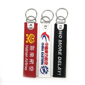 <span class=keywords><strong>Portachiavi</strong></span> in Tessuto Personalizzato AI-MICH di Alta Qualità <span class=keywords><strong>con</strong></span> Ricamo di Testo, Gadget Promozionale Novità - Product Image 1