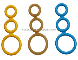 Offre Spéciale : Anneaux Péniens Triples pour Homme, Anneau de Pénis et Cage à Testicules, Fonction Retardante du Plaisir, Anneau Péniens Étanche et Rechargeable - Product Image 2