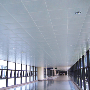 Thiết kế hiện đại vật liệu xây dựng mới không thấm nước các loại khác nhau nhôm treo Tấm trần 600x600 bảng vuông Trần - Product Image 6