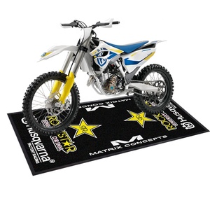 Tapis de <span class=keywords><strong>sol</strong></span> de garage en caoutchouc nitrile lavable en machine avec logo de moto pour moto - Product Image 4