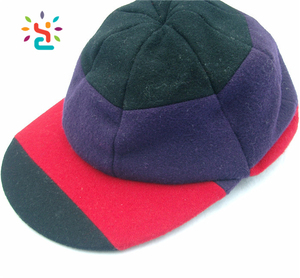 Comfortable Flannel Cricket Hat Mens Custom Embroidery Soft Sports <strong>Royal</strong> <strong>Navy</strong> <strong>Caps</strong> - Product Image 3