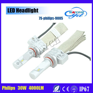 Haute lumen 4000lm <span class=keywords><strong>voiture</strong></span> <span class=keywords><strong>led</strong></span> phare 9005 PHILIP puce sans ventilateur 5S <span class=keywords><strong>led</strong></span> phare ampoules - Product Image 3