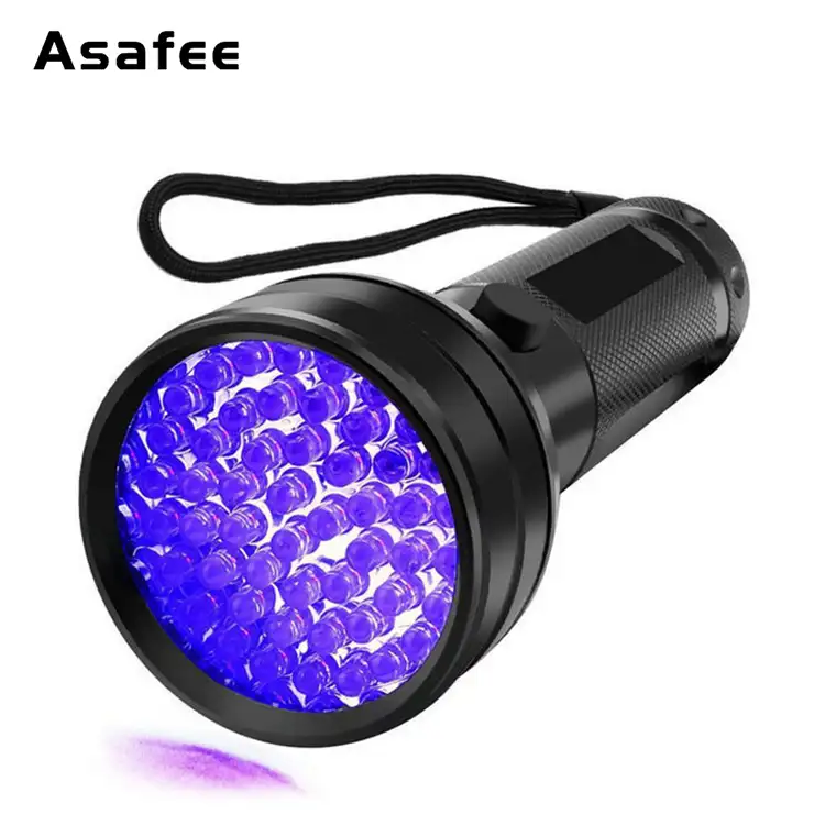 Vigorasafee — lampe de poche UV, nouveauté, 2W 9V, 100 led, lumière noire et ultraviolette, capteur de taches d'urine, de chiens et de chats