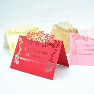 Laser Cut Rose Style Party <strong>Table</strong> Name <strong>Card</strong> Wedding <strong>Table</strong> Decoration <strong>Place</strong> <strong>Card</strong> - Product Image 6
