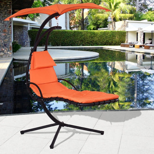 Meilleur Choix Suspendus <span class=keywords><strong>Chaise</strong></span> <span class=keywords><strong>Longue</strong></span> <span class=keywords><strong>Chaise</strong></span> Arc Stand Air Porche Couvert Swing Teal - Product Image 3
