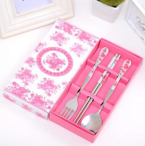 Set de baguettes, fourchette et cuillère, 3 en 1, cadeau de mariage, fête, livraison pour les invités - Product Image 6