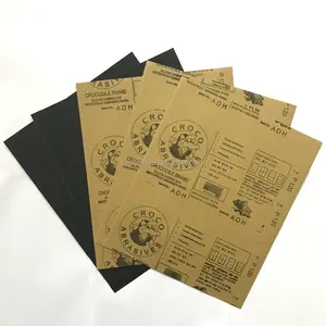 Papel abrasivo à prova de água de 2cw, carboneto de silicone da marca de crocodilo