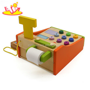 Nueva moda bebé de madera <span class=keywords><strong>caja</strong></span> <span class=keywords><strong>registradora</strong></span> de juguete interesante niños de madera <span class=keywords><strong>caja</strong></span> <span class=keywords><strong>registradora</strong></span> para al por mayor W10A063 - Product Image 5