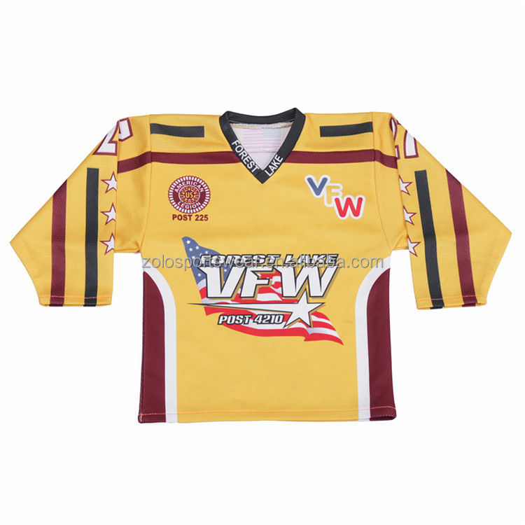 Недорогой двусторонний хоккейный Джерси Северной Америки