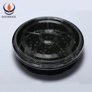Personalized plastic food box sushi packaging tray
