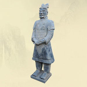 Guerrero <span class=keywords><strong>de</strong></span> terra algodón chino, tamaño real, para estatuas <span class=keywords><strong>de</strong></span> jardín - Product Image 3