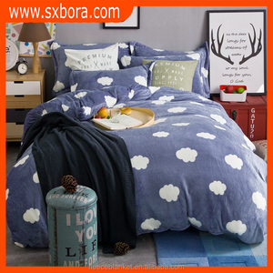 2017 polyester jacquard tissu stock couverture 3d ensemble de literie - Product Image 1