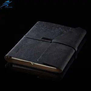 A4 A5 PU Leather Notebook Office Folio Organize Business Notebook