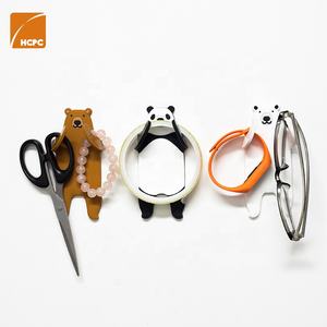 Réfrigérateur auto-adhésif en PVC 3D chats, avec <span class=keywords><strong>crochet</strong></span> à queue, cintre de décoration de cuisine, autocollants de <span class=keywords><strong>tableau</strong></span> blanc de bureau, porte-clé - Product Image 2