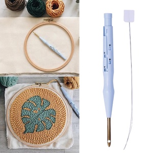 SKC – stylo de broderie <span class=keywords><strong>magique</strong></span> en plastique, <span class=keywords><strong>aiguille</strong></span> de poinçon réglable, outil de <span class=keywords><strong>couture</strong></span> en laine épaisse - Product Image 5